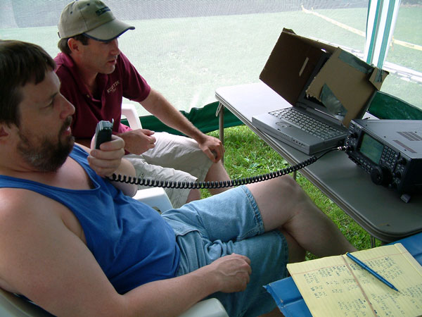 Mark, NØRXD and Rob, KCØTIK on 40 SSB